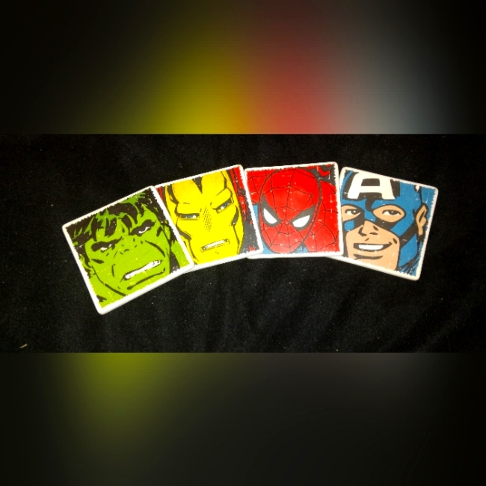 Hallmark marvel coasters